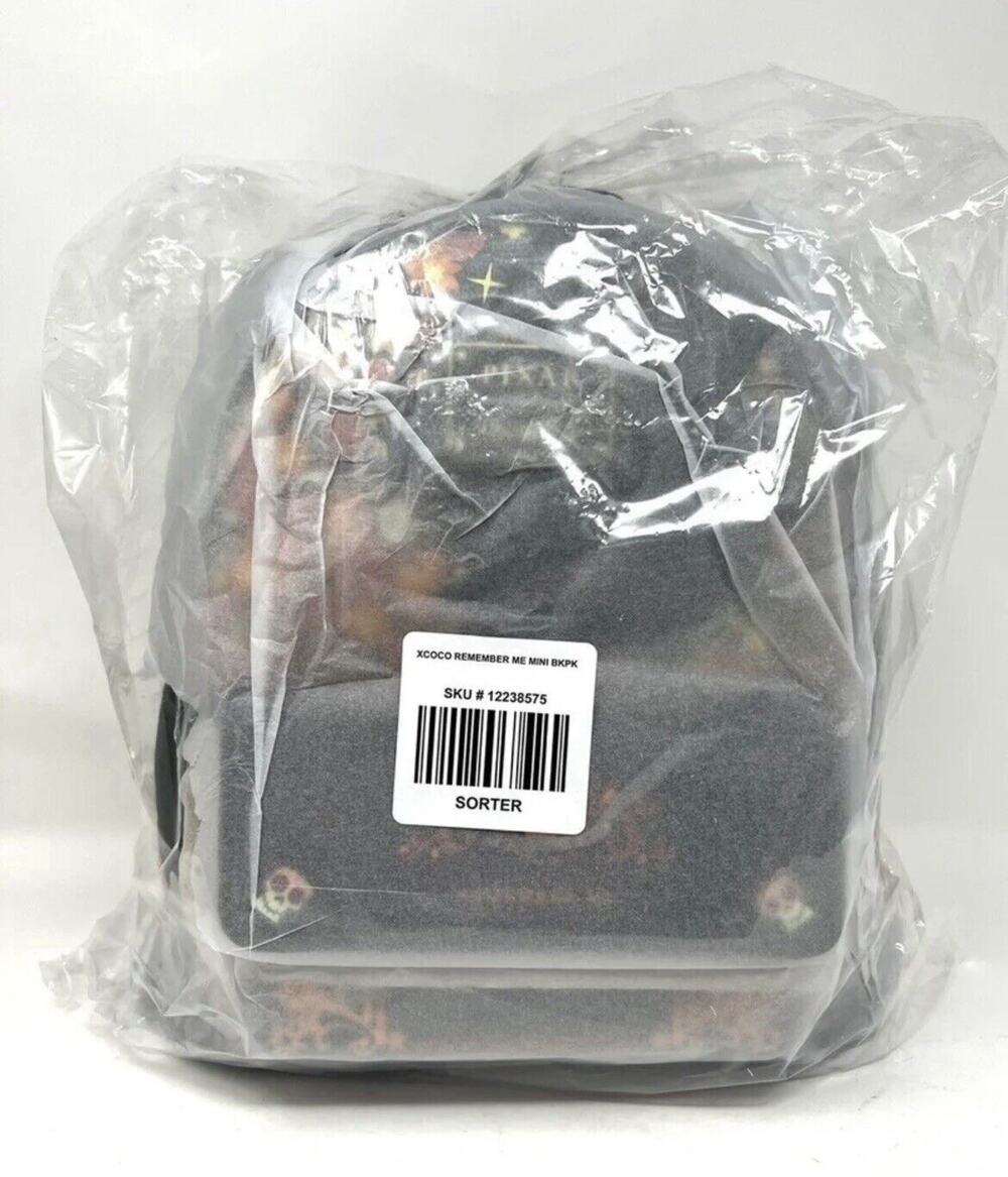 Loungefly Coco Mini Backpack NWT Black Orange Yellow Remember Me Disney Pixar